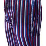 Satijnen Pyjama | Bordo Blauw Gestreept | www.pietkoopmans.nl