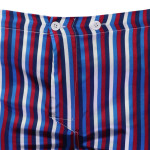 Satijnen Pyjama | Bordo Blauw Gestreept | www.pietkoopmans.nl