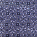 Dante Zijde Wol Shawl | Grijs Blauwe Print | www.pietkoopmans.nl