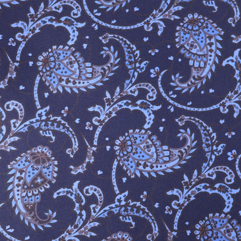 Dante Zijde Wol Shawl | Marine Bruin | www.pietkoopmans.nl