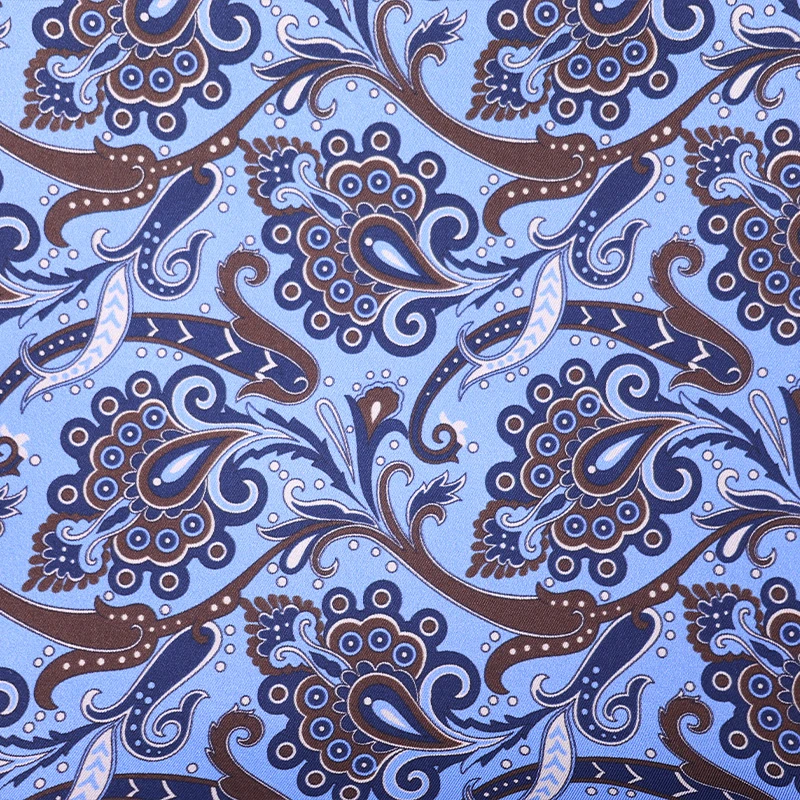 Dante Zijde Wol Shawl | Lichtblauw Bruin | www.pietkoopmans.nl