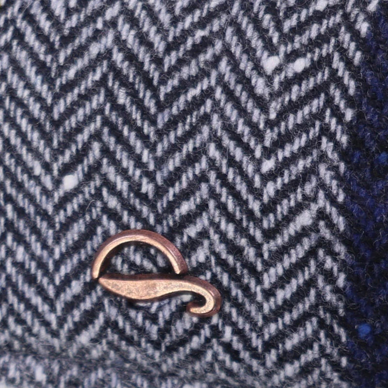 Göttmann Flatcap Jackson Oorkleppen | Marine Patchwork | www.pietkoopmans.nl