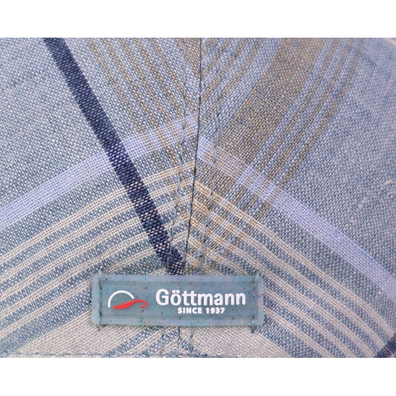 Göttmann Flatcap Jackson | Linnen Geruit | www.pietkoopmans.nl