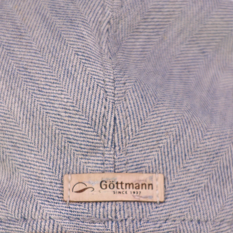 Göttmann Flatcap Jackson | Linnen Soft Grey | www.pietkoopmans.nl