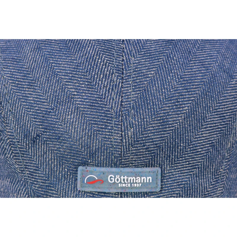 Göttmann Flatcap Jackson | Linnen Blue | www.pietkoopmans.nl