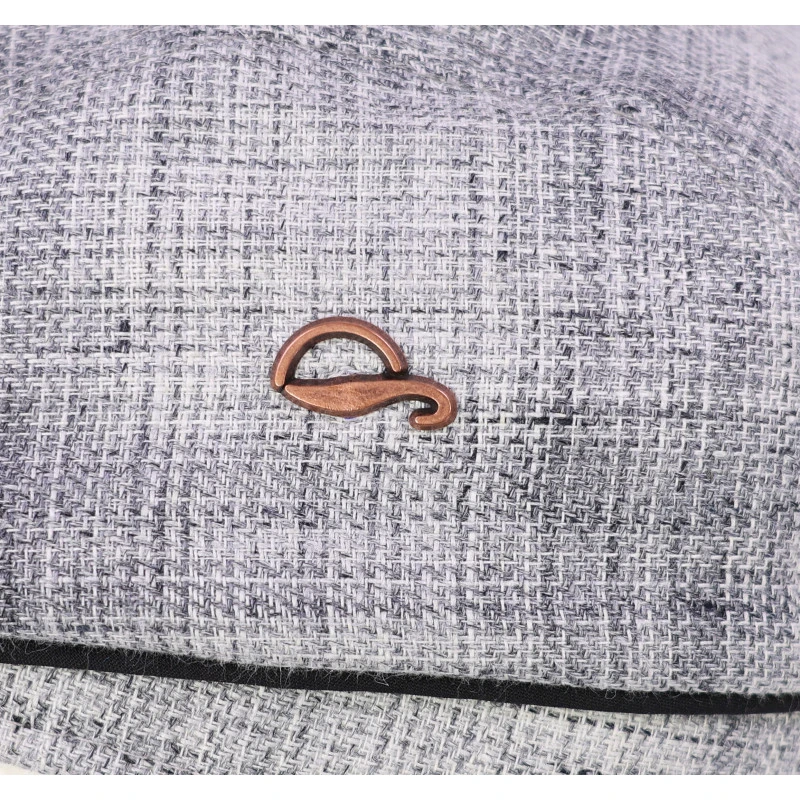 Göttmann Flatcap Xavier | Linnen Light Grey | www.pietkoopmans.nl
