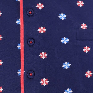 Pastunette Nachthemd | Marine Rood Print