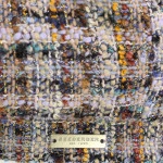 Seeberger dames ballonpet | Lichtblauw Tweed