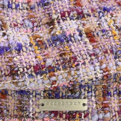 Seeberger dames ballonpet | Lilac Tweed