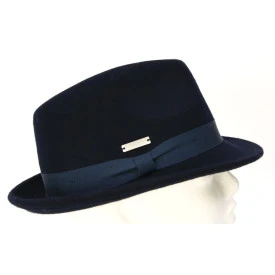 Seeberger Trilby Hoed | Navy