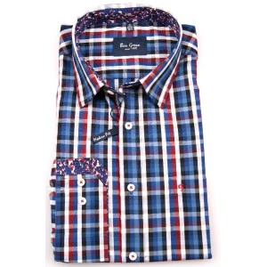 Ben Green Overhemd | Blauw Rood
