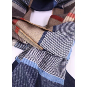 Casamoda Geweven Heren Sjaal | Camel Rood