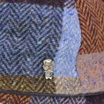 City Sport Winter Flat Cap | Lichtblauw Geblokt | www.pietkoopmans.nl