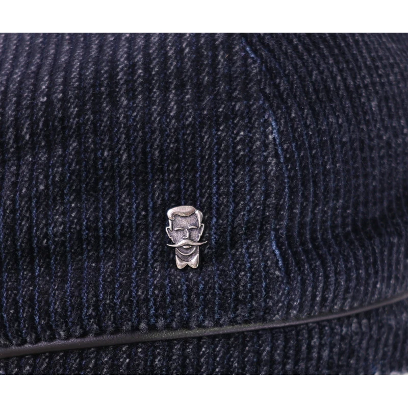 City Sport Flatcap Rib | Nachtblauw | www.pietkoopmans.nl