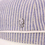 City Sport Zomer Flat Cap | Blauw Beige Gestreept | www.pietkoopmans.nl