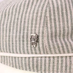 City Sport Zomer Flat Cap | Olijf Beige Gestreept | www.pietkoopmans.nl