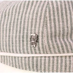 City Sport Zomer Flat Cap | Olijf Beige Gestreept | www.pietkoopmans.nl