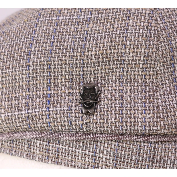 City Sport Zomer Flat Cap | Beige Geweven | www.pietkoopmans.nl