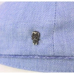City Sport Linnen Flat Cap | Lichtblauw | www.pietkoopmans.nl