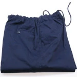Elastische Taille Broek met trekkoord | Navy | www.pietkoopmans.nl