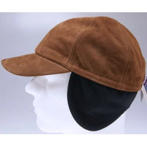 Derby Cap Oorkleppen | Cognac Leder