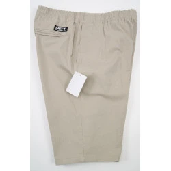 Piet Elastische Taille Korte Broek | Beige Zomer