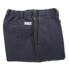 P!et Elastische Taille Broek | Marine Corduroy
