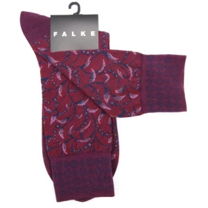 Falke Sokken | Bordeaux Print