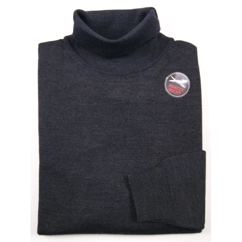 Hajo Col Pullover | Antraciet | www.pietkoopmans.nl