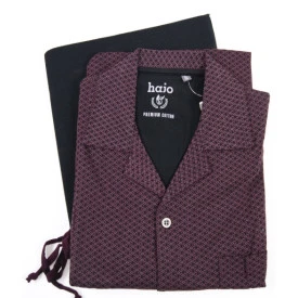 Hajo Pyjama Tricot | Bordeaux Antra