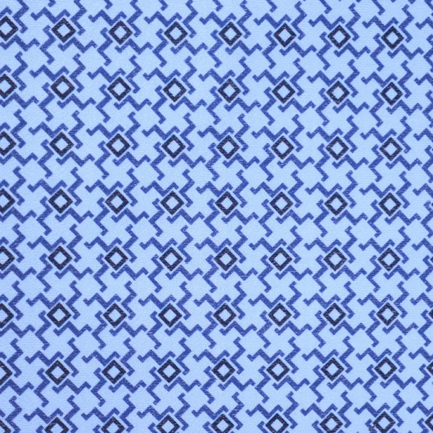 Hajo Nachthemd Heren| Blauwe Print | www.pietkoopmans.nl