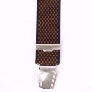 Bretels 4 Sterke Clips| Cognac Marine Print