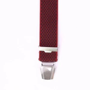 Bretels 4 Sterke Clips| Rood Marine Print