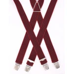 Bretels 4 Sterke Clips| Rood Marine Print | www.pietkoopmans.nl