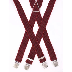Bretels 4 Sterke Clips| Rood Marine Print