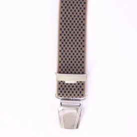 Bretels 4 Sterke Clips | Taupe Marine Print