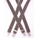 Bretels 4 Sterke Clips | Taupe Marine Print | www.pietkoopmans.nl