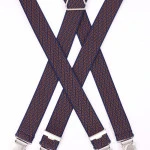 Bretels 4 Sterke Clips| Marine Cognac Print | www.pietkoopmans.nl