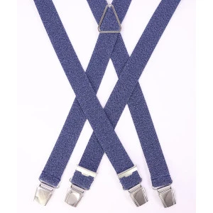 Bretels 4 Sterke Clips| Denim Look Blauw