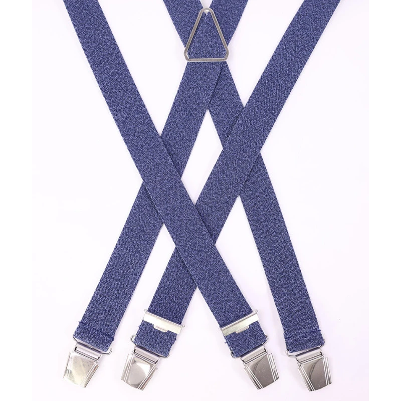Bretels 4 Sterke Clips| Denim Look Blauw | www.pietkoopmans.nl