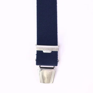 Bretels 4 Sterke Clips| Effen marine