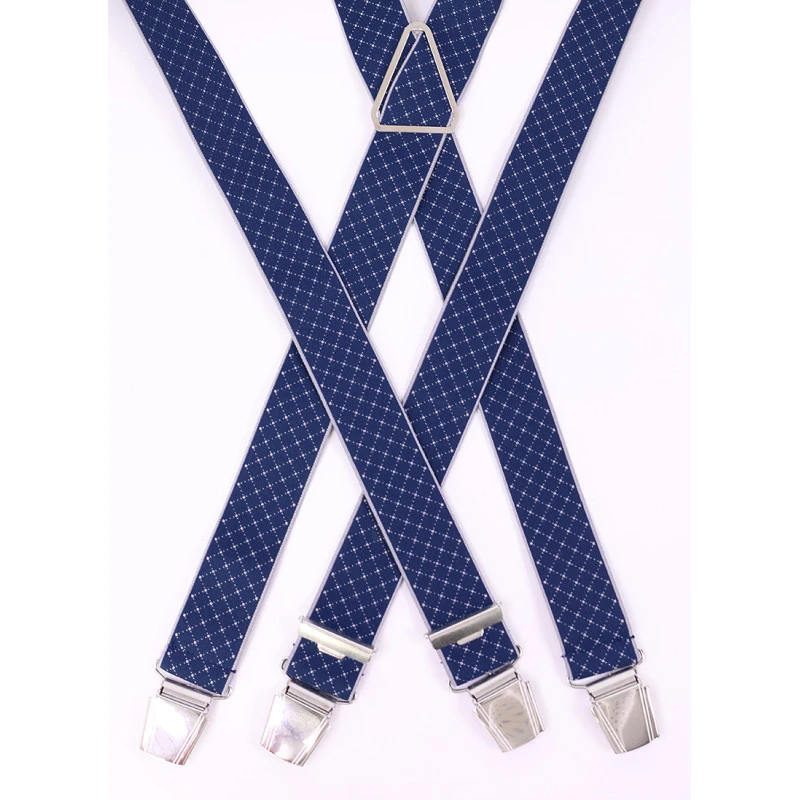 Bretels 4 Sterke Clips| Marine Zilver Print | www.pietkoopmans.nl