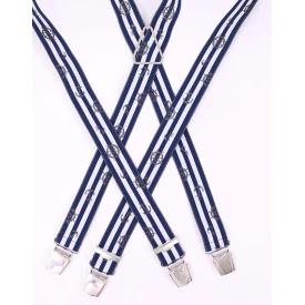 Bretels 4 Sterke Clips| Nautische Print