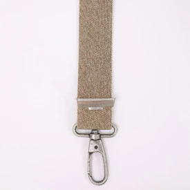 Sterke Bretel Karabijnhaak | Beige Jeans Look