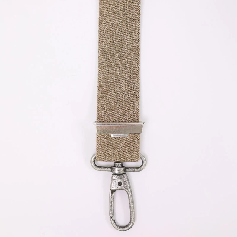 Sterke Bretel Karabijnhaak | Beige Jeans Look | www.pietkoopmans.nl