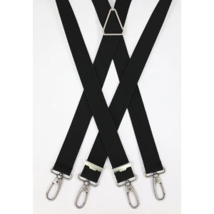 Bretels Karabijn Extra Sterk | Uni Zwart