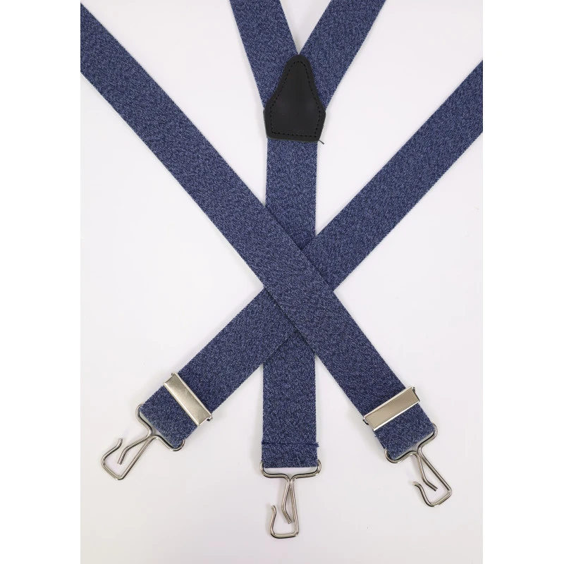 Bretels 3 Sterke Haken | Denim Blauw | www.pietkoopmans.nl