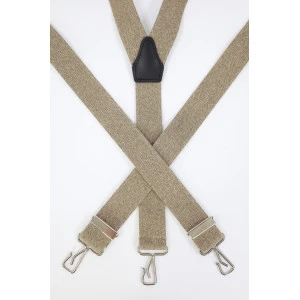 Bretels 3 Sterke Haken | Denim Beige