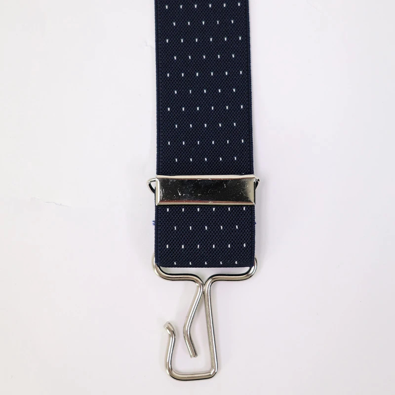 Bretels 3 Sterke Haken | Navy Stip | www.pietkoopmans.nl