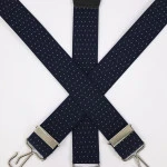 Bretels 3 Sterke Haken | Navy Stip | www.pietkoopmans.nl